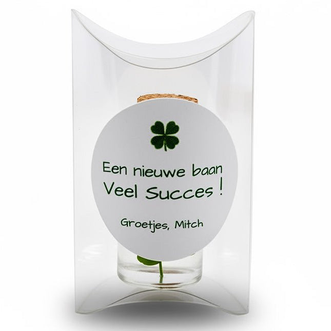 Persoonlijk bedankje Een nieuwe baan - Luckytouch.nl