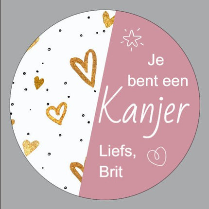 Persoonlijk bedankje Je bent een Kanjer - Luckytouch.nl