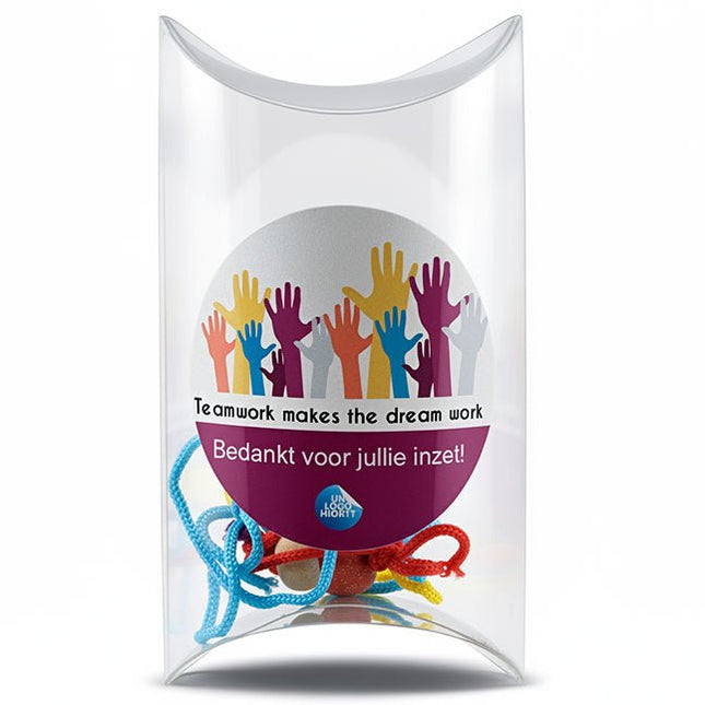 Persoonlijk bedankje Teamwork Bedankt - Luckytouch.nl