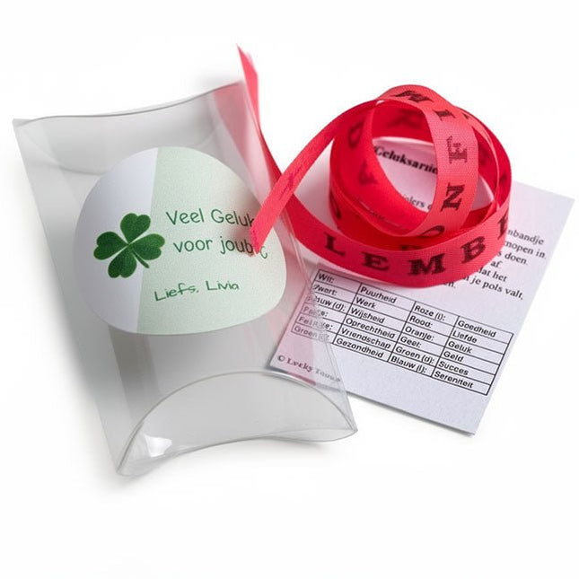 Persoonlijk bedankje Veel Geluk voor jou - Luckytouch.nl