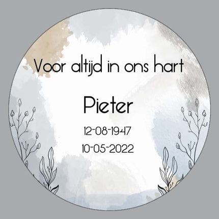 Persoonlijk bedankje Voor altijd in ons hart - Luckytouch.nl