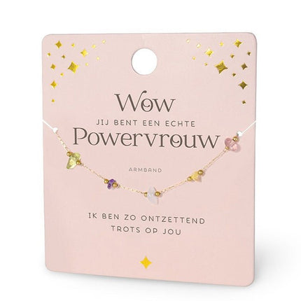 Powervrouw armband - Luckytouch.nl