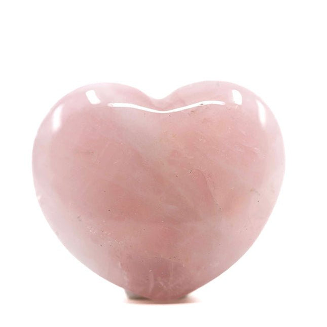Rozenkwarts hartje (40 mm) - Lucky Touch - Bedankjes & Cadeautjes