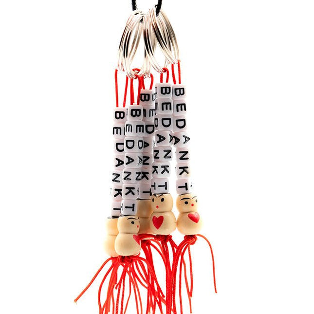 Sleutelhanger Bedankt - Lucky Touch - Bedankjes & Cadeautjes