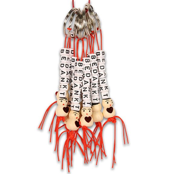 Sleutelhanger Bedankt - Lucky Touch - Bedankjes & Cadeautjes