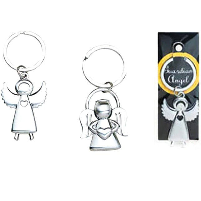 Sleutelhanger Beschermengel metaal - Lucky Touch - Bedankjes & Cadeautjes