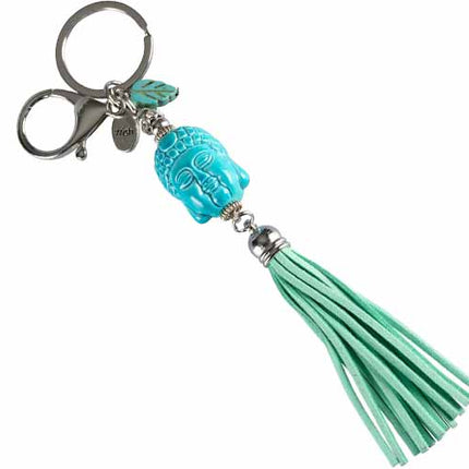 Sleutelhanger Boeddha Wish blauw - Lucky Touch - Bedankjes & Cadeautjes