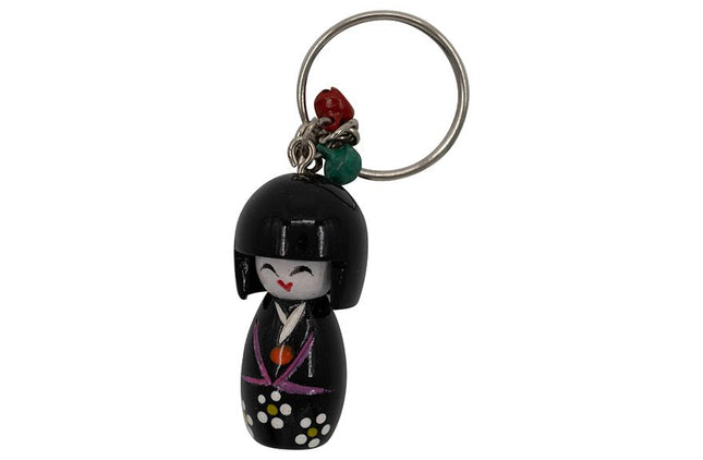 Sleutelhanger Kokeshi - Lucky Touch - Bedankjes & Cadeautjes