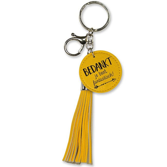Sleutelhanger Tassel - Bedankt - Lucky Touch - Bedankjes & Cadeautjes