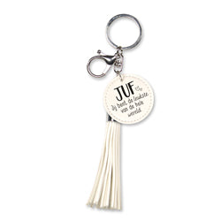 Sleutelhanger Tassel - Juf