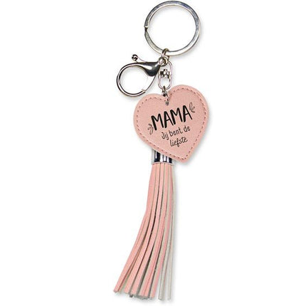 Sleutelhanger Tassel - Liefste Mama - Lucky Touch - Bedankjes & Cadeautjes