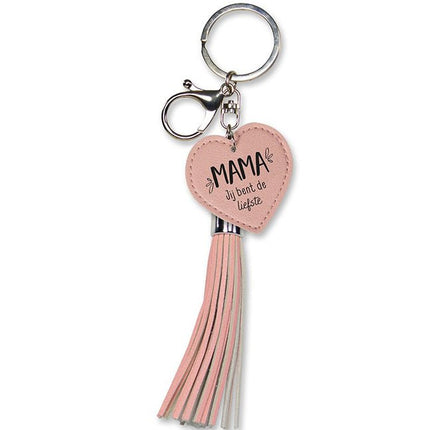 Sleutelhanger Tassel - Liefste Mama - Lucky Touch - Bedankjes & Cadeautjes