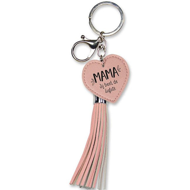 Sleutelhanger Tassel - Liefste Mama - Lucky Touch - Bedankjes & Cadeautjes