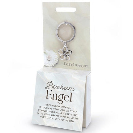 Sleutelhanger Wensparel Beschermengel - Luckytouch.nl