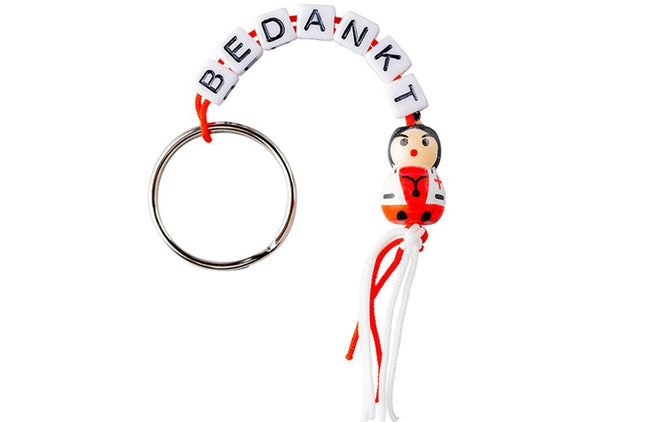 Sleutelhanger Zorg Bedankt - Lucky Touch - Bedankjes & Cadeautjes