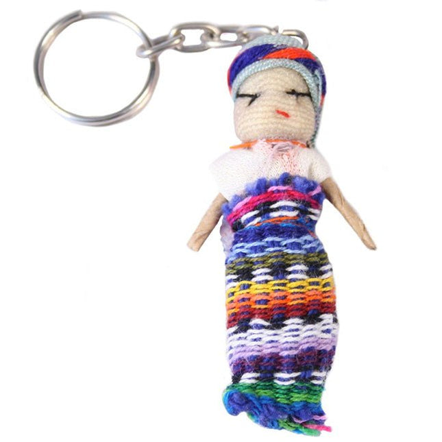 Sleutelhanger Zorgenpoppetje - Lucky Touch - Bedankjes & Cadeautjes