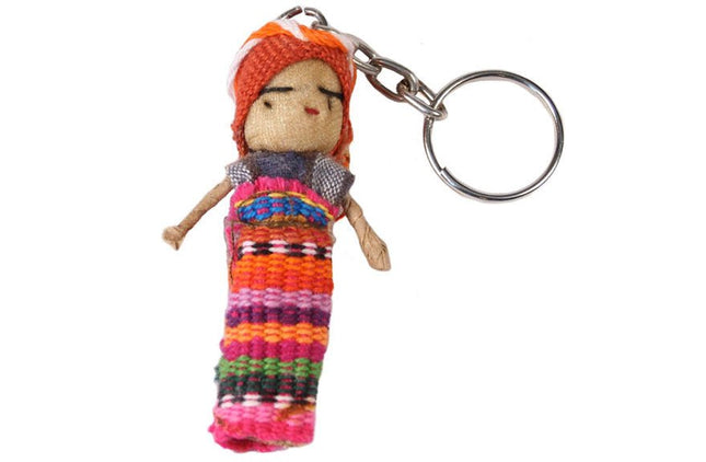 Sleutelhanger Zorgenpoppetje - Lucky Touch - Bedankjes & Cadeautjes