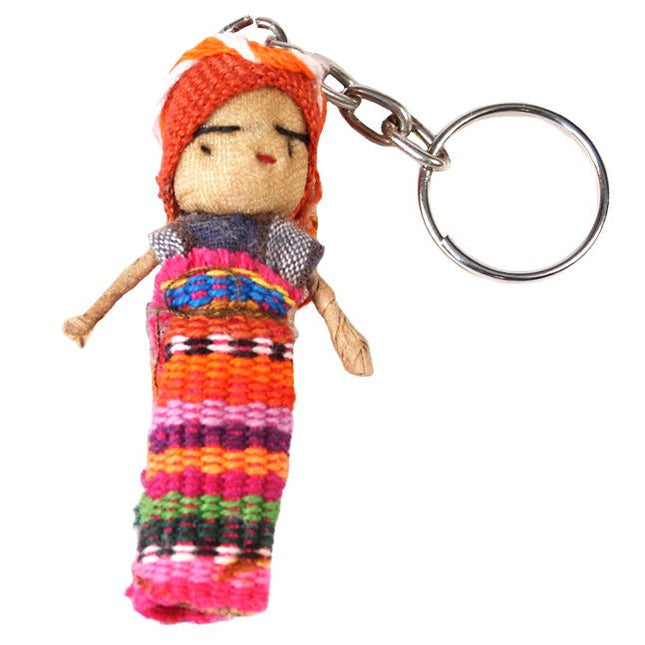 Sleutelhanger Zorgenpoppetje - Lucky Touch - Bedankjes & Cadeautjes