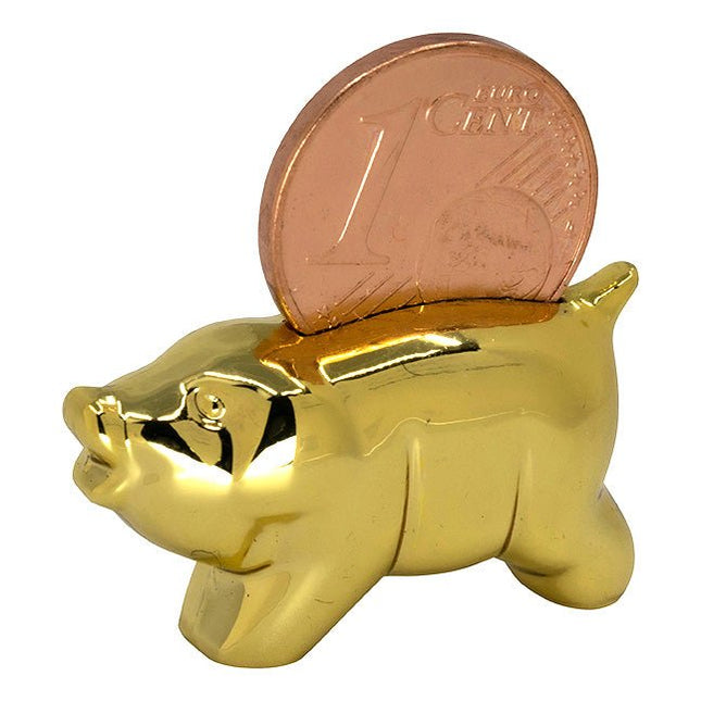 Spaarvarkentje met geluksmunt - Lucky Touch - Bedankjes & Cadeautjes