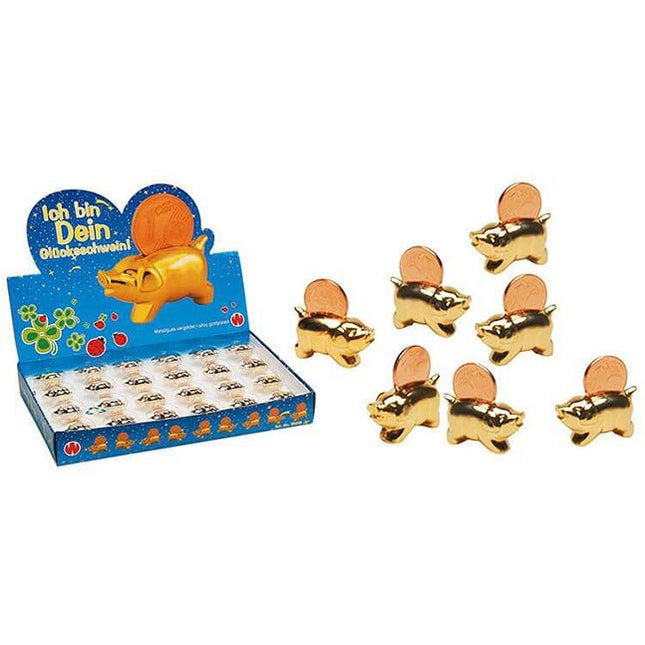 Spaarvarkentje met geluksmunt - Lucky Touch - Bedankjes & Cadeautjes
