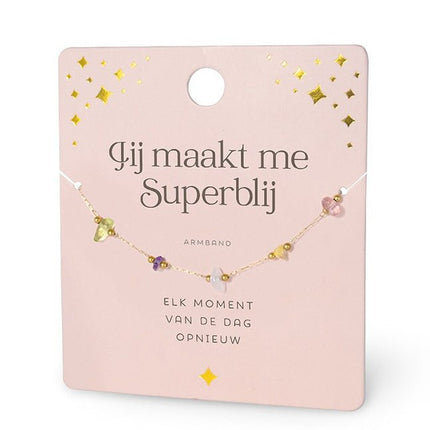 Superblij armband - Luckytouch.nl