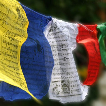 Tibetaanse vlaggetjes (9cm) - Lucky Touch - Bedankjes & Cadeautjes