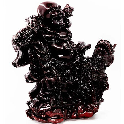 Traditionele Happy Boeddha rijkdom (27cm) - Lucky Touch - Bedankjes & Cadeautjes