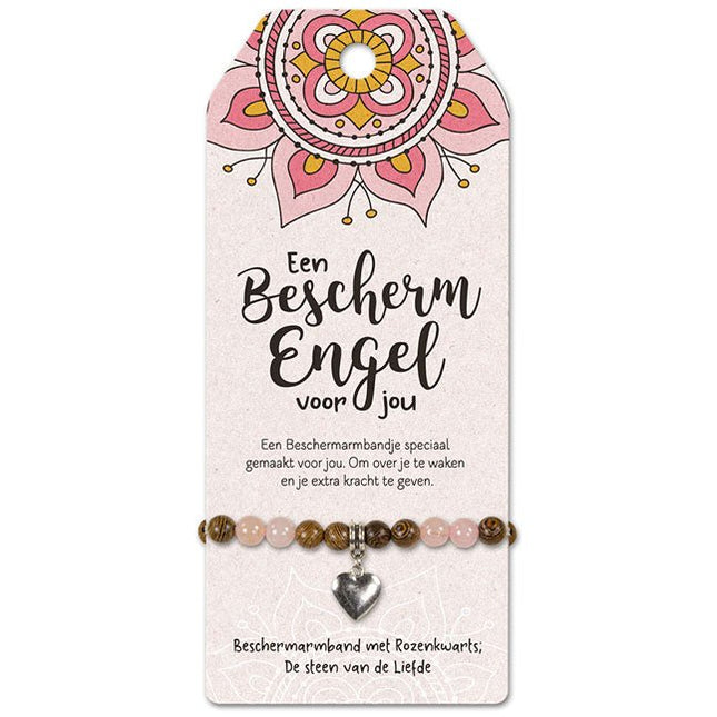 Vriendschapsarmband Beschermengel - Lucky Touch - Bedankjes & Cadeautjes