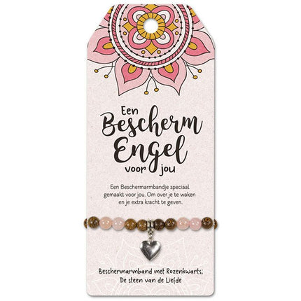 Vriendschapsarmband Beschermengel - Lucky Touch - Bedankjes & Cadeautjes