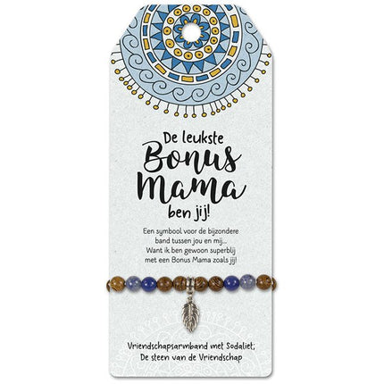 Vriendschapsarmband Bonus Mama - Lucky Touch - Bedankjes & Cadeautjes