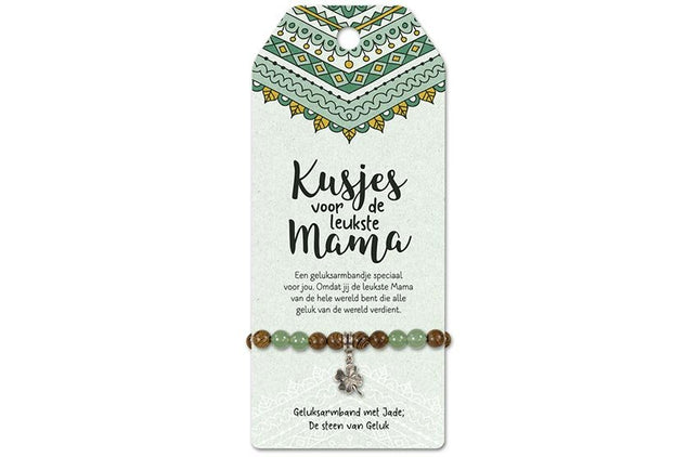 Vriendschapsarmband Leukste Mama - Lucky Touch - Bedankjes & Cadeautjes