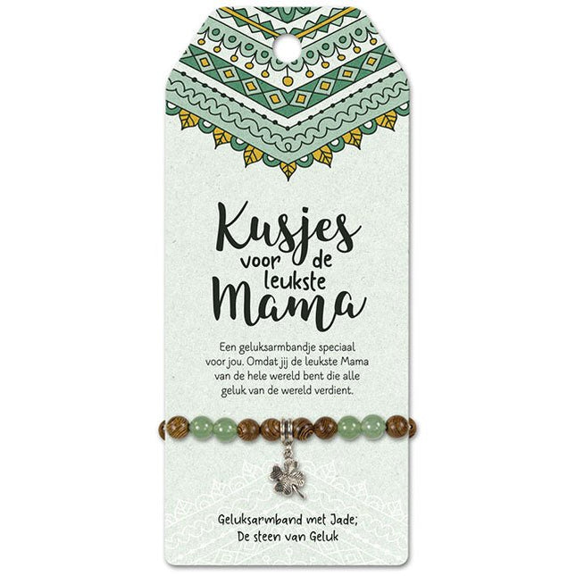 Vriendschapsarmband Leukste Mama - Lucky Touch - Bedankjes & Cadeautjes