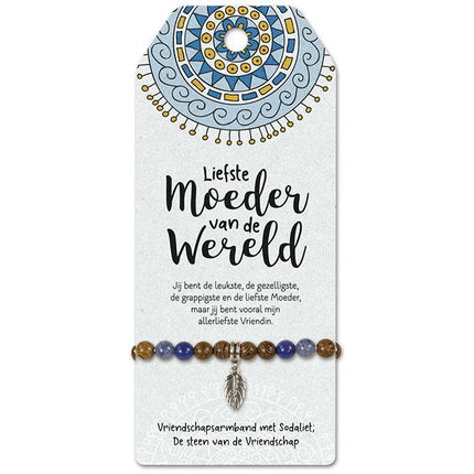 Vriendschapsarmband Liefste Moeder - Lucky Touch - Bedankjes & Cadeautjes