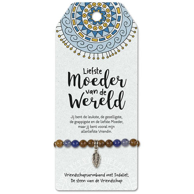 Vriendschapsarmband Liefste Moeder - Lucky Touch - Bedankjes & Cadeautjes