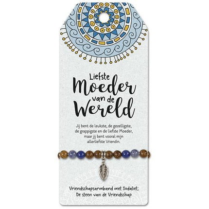 Vriendschapsarmband Liefste Moeder - Lucky Touch - Bedankjes & Cadeautjes