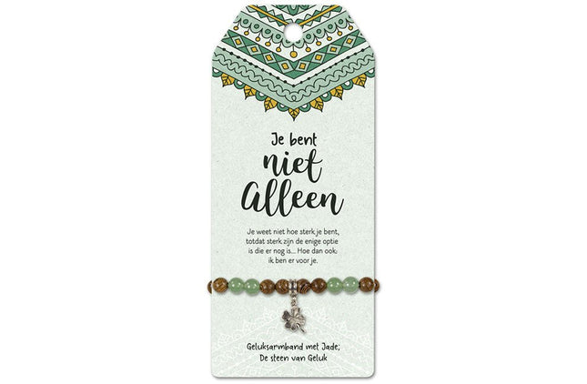 Vriendschapsarmband Niet alleen - Lucky Touch - Bedankjes & Cadeautjes