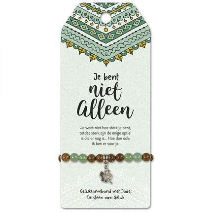 Vriendschapsarmband Niet alleen - Lucky Touch - Bedankjes & Cadeautjes