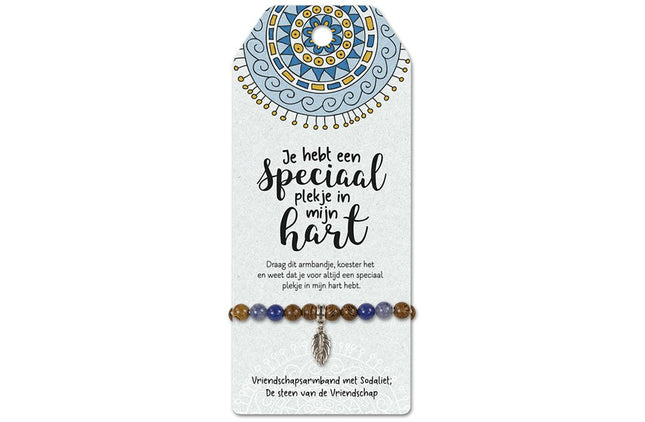 Vriendschapsarmband Plekje in mijn Hart - Lucky Touch - Bedankjes & Cadeautjes