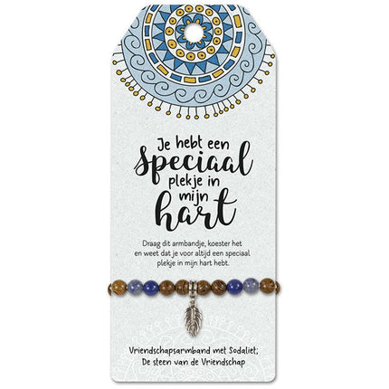 Vriendschapsarmband Plekje in mijn Hart - Lucky Touch - Bedankjes & Cadeautjes