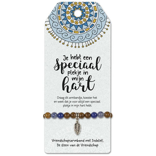 Vriendschapsarmband Plekje in mijn Hart - Lucky Touch - Bedankjes & Cadeautjes