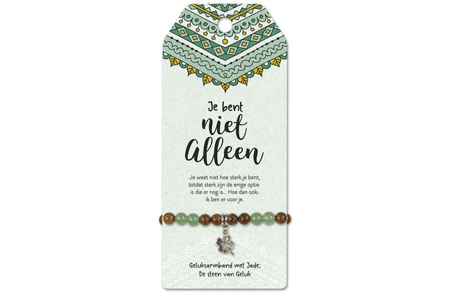 Vriendschapsarmband Niet alleen