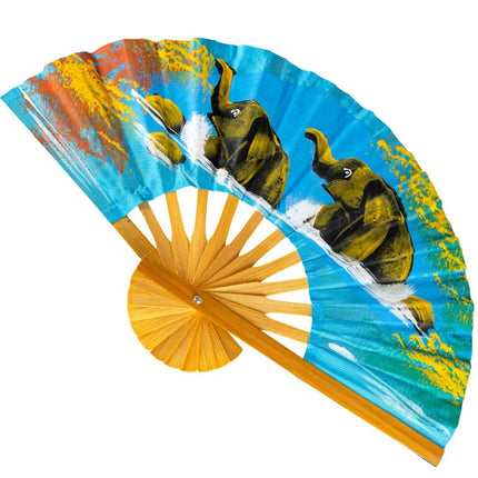 Waaier Olifanten (40cm) - Lucky Touch - Bedankjes & Cadeautjes