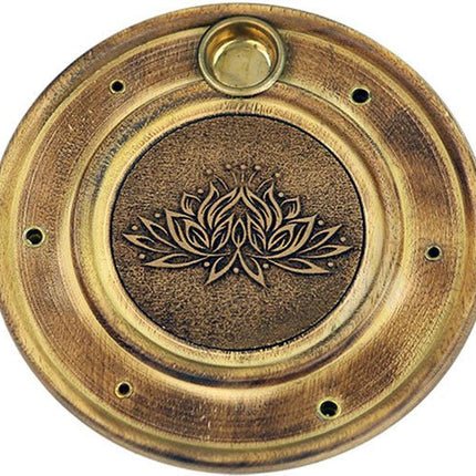 Wierook en kegel brander Lotus - Lucky Touch - Bedankjes & Cadeautjes