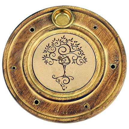 Wierook en kegel brander Yoga Tree - Lucky Touch - Bedankjes & Cadeautjes