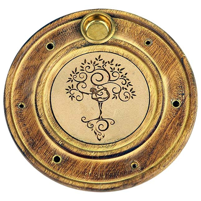 Wierook en kegel brander Yoga Tree - Lucky Touch - Bedankjes & Cadeautjes