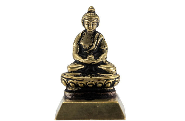 Wierookbrander Boeddha messing - Lucky Touch - Bedankjes & Cadeautjes