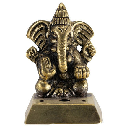 Wierookbrander Ganesha messing - Lucky Touch - Bedankjes & Cadeautjes