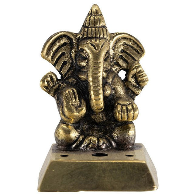 Wierookbrander Ganesha messing - Lucky Touch - Bedankjes & Cadeautjes