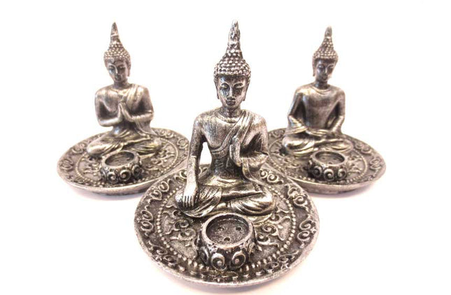 Wierookhouder Boeddha Set van 3 - Lucky Touch - Bedankjes & Cadeautjes
