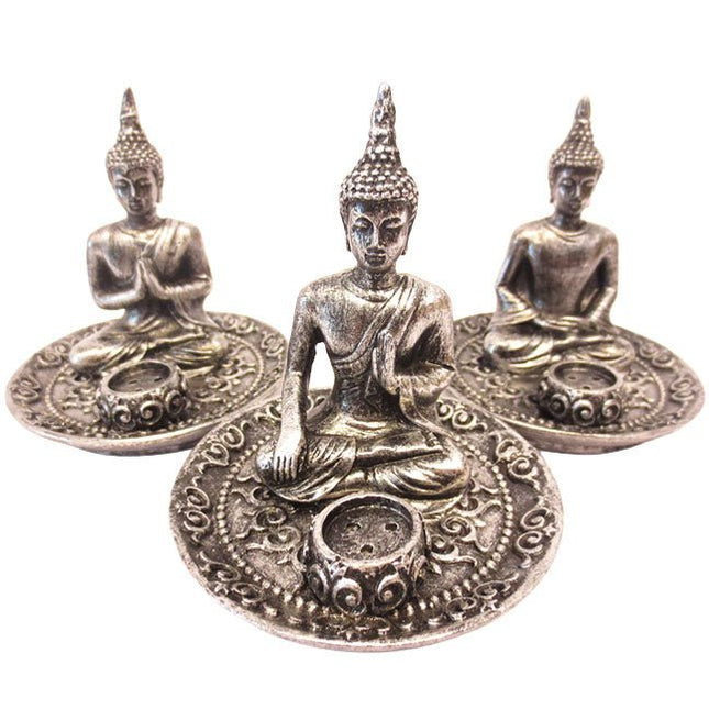Wierookhouder Boeddha Set van 3 - Lucky Touch - Bedankjes & Cadeautjes